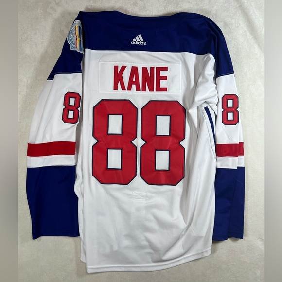 2016 World Cup Team USA Adidas Patrick Kane #88 Hockey Jersey Chicago Blackhawks - Picture 4 of 8